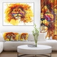 thumbnail image 1 of Impression sur toile « The King Watching » Design Art, 1 of 3