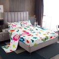 thumbnail image 1 of YST Butterfly Sheet Set For Girls Kids Cute Flower Animal Bed Sheets Set Full, Butterfly Decorations Sheets Botanical Flower Pattern 3D Bedding Set, 1 of 5
