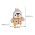 thumbnail image 3 of Brown Penguin Plush Toy Soft Material Comforting Gift For Children Indoor Decor Safe Design Cuddly Feel Portable Size Detailed Features, 3 of 7