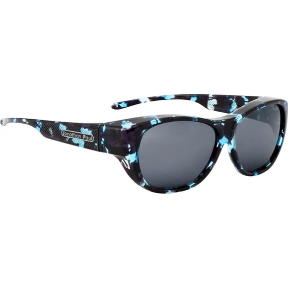 Jonathan Paul Allure Lunettes de Soleil Polarisées Fitover en Bleu Demi avec Verres Gris