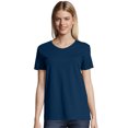 thumbnail image 1 of Hanes T-Shirt Col en V Coupe Décontractée pour Femmes ComfortSoft - 5780, 1 of 1