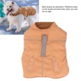 thumbnail image 3 of Veste d'Hiver pour Chien, Veste Résistante à l'Eau, Manteau d'Hiver Réfléchissant avec Sangles Réglables, Doublure en Polaire Épaisse, Fermeture Éclair Arrière et Bandes Réfléchissantes, pour Grandes Races, 3 of 7