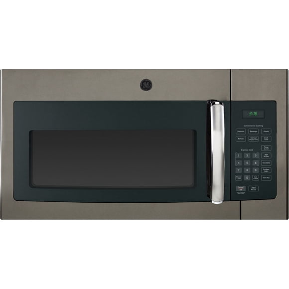 GE Four à Micro-Ondes de 1,6 Pi3 à Hotte Intégrée Ardoise JVM1635SLJC
