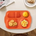 thumbnail image 4 of Yhmxh Plates Set Kitchen Gadgets Wheats Straw Children's Meal Plates Student Five Meal Plates Thickened Cafeteria Partition Tableware Multi Lunch Plates Kitchen Essentials Kitchen Accessories, 4 of 5