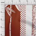 thumbnail image 2 of oneOone Georgette Viscose Red Fabric Tropical Sewing Craft Projects Fabric Prints By Yard 42 Inch Wide, 2 of 5