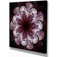 thumbnail image 2 of Fleur Fractale d'Art Numérique Rose Doux - Impression sur Toile Florale, 2 of 3