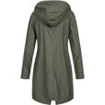 thumbnail image 3 of LSLJS Manteau de Pluie Uni pour Femmes Extérieur Grande Taille Imperméable à Capuche Coupe-Vent, 3 of 3