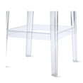 thumbnail image 4 of Heavenly Collection Clear Plastic Counter Stool SET OF 4, 4 of 5