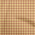 thumbnail image 1 of oneOone Rayon Yellow Fabric Check Sewing Material Print Fabric By The Yard 56 Inch Wide, 1 of 4