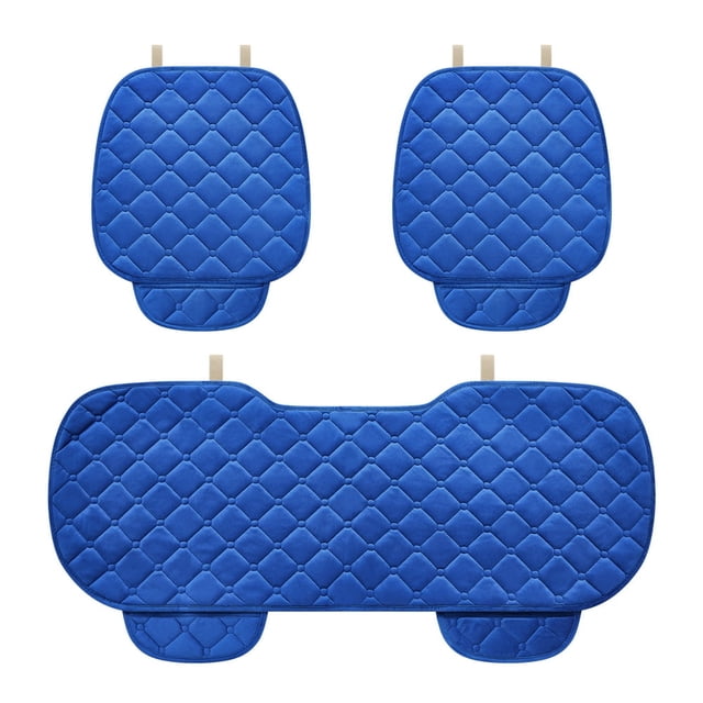 Plush Car Seat Cushion Non-slip Front Rear Seat Pad Interior Decor