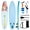 Blue+White, variant on Costway 11’ Wide Inflatable Stand Up Paddle Board , Stable SUP for Adults and Youth Blue+White