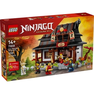 LEGO NINJAGO Four Weapons Blacksmith 15th Anniversary Building Toy for Kids, Ages 14+ - Ninja Playset W/Collectible Elemental Master of Earth + 4 Minifigures - Gift Idea for Teen Boys & Girls - 71858