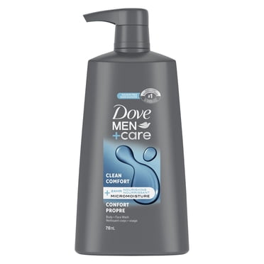 Dove Men+Care Body and Face Wash Clean Comfort 24H Nourishing, 710 ml