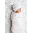 thumbnail image 2 of Lulujo Baby Hello World Newborn Bamboo Hat and Swaddle Blanket Set, 2 of 4