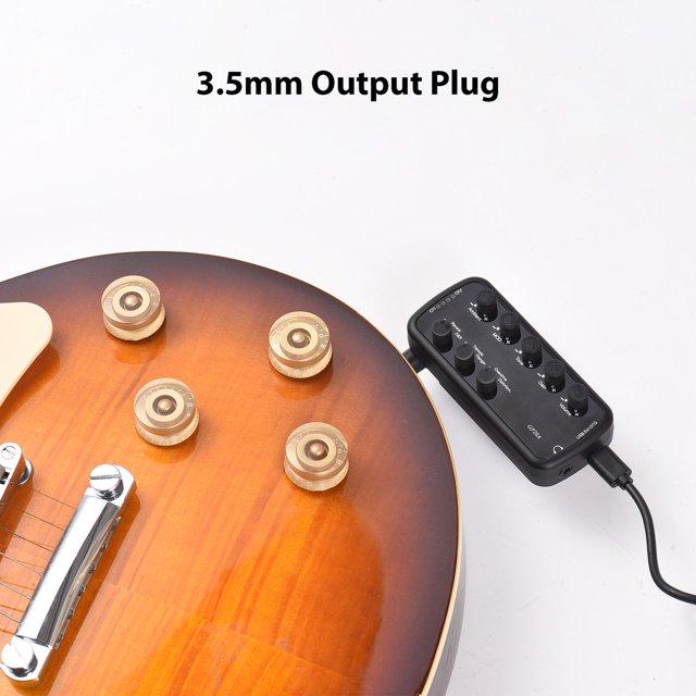 Basses Électriques Mini AMP Portable 3 Haut-Parleurs Intégrés Simulations avec Entrée Audio aux Chargement OTG