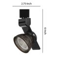 thumbnail image 5 of Benjara BM223664 12W Integrated LED Metal Track Fixture with Mesh Head, Black & Bronze, 5 of 5