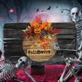 thumbnail image 1 of Door Hanging Decoration Door Decoration  Bow Maple Leaf Pumpkin Wall Hanging – Hand Crafted Festive Ornament For Creative Scene Setting And Door Sign A One Size, 1 of 8