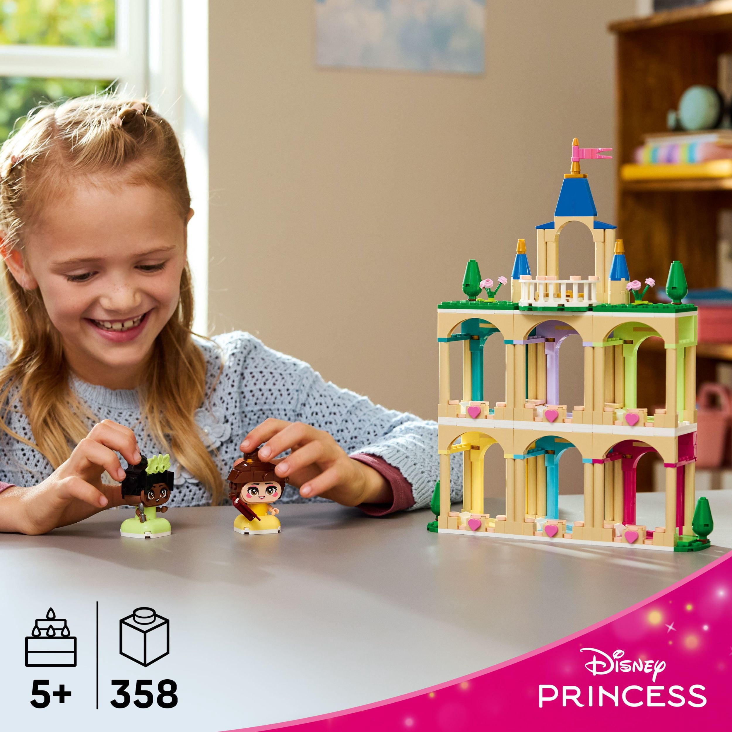 LEGO Disney Princess Belle et Tiana Miniatures avec un Château 43291