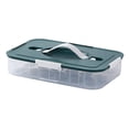 thumbnail image 2 of Dvkptbk The Eggs Container for Refrigerator with Lids 18 Eggs for Refrigerator Reusable Eggs Storage Food Meal Fresh Organizer (Clear) Egg Storage Boxes Storage & Organization, 2 of 8