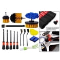 thumbnail image 3 of 17 Pcs Brosses de Détaillage Automobile Brosses de Nettoyage de Détail, 3 of 8