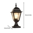 thumbnail image 3 of Birdeem Garden Lamp Post Outdoor Post Lights Traditional Modern Pillar Lamp Column Light Fixtures Outdoor Post Light the Way Table Lamp Post Lamp Patio, 3 of 12