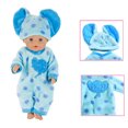 thumbnail image 4 of Riforla 1Ensemble Vêtements de Poupée Pyjamas Réutilisables pour Déguisement Pyjamas Mignons pour Poupées & Accessoires Bleu Ciel, 4 of 6