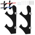 thumbnail image 1 of MesaSe 2 Set Sword Wall Mount 2-Tier Velvet Padded Hook Katana Holder Display Hanger for Samurai Sword Rapier Cosplay Rack, 1 of 9