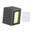 thumbnail image 1 of jinwen Card Deck Box Card Deck Storage Box, Transparent Window Album Card Holder Case Card Cards Case TCG Cards Protector Decks Case black green, 1 of 9