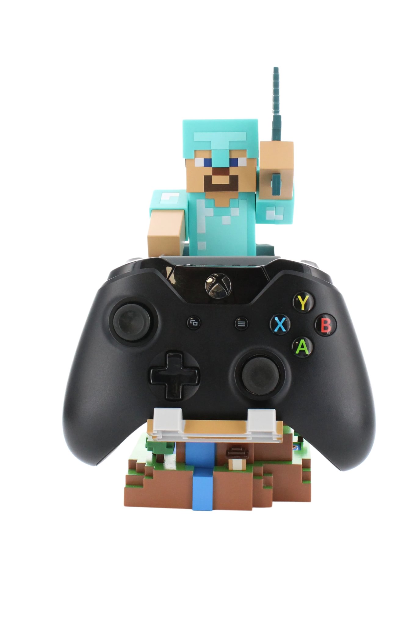 Exquisite Gaming Minecraft: Steve Cable Guy R.E.S.T support d'appareil de figurine à collectionner