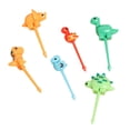 thumbnail image 4 of Fruit Fork Plastic Lunch Box Decoration Pick Cake Snack Fruit Pick Platter Fruit Fork Set Lunch Box Decoration, 4 of 9