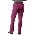 thumbnail image 2 of Adar Addition Scrubs for Men - Slim Leg Cargo Drawstring Scrub Pants - A6106 - Wine - L, 2 of 8