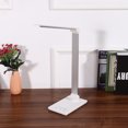 thumbnail image 3 of Silver Charging Reading Table Lamp Durable Foldable Desk Night Light for Home Aluminum and Plastic 1pc, 3 of 8