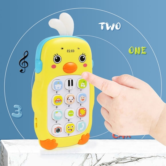 YANGHONGY Jouet Gutta-percha pour Bébé Changeant de Visage Musique Téléphone Mobile