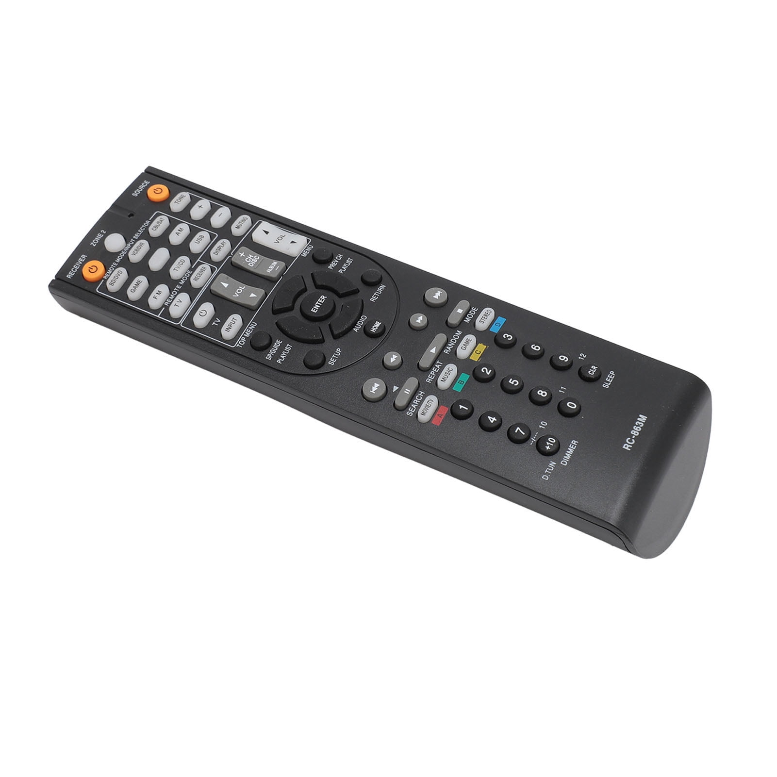 RC 863M Remote Control, AV Receiver Remote ABS for TX NR5010 for TX SR445