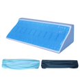 thumbnail image 1 of Oreiller en Coin pour Lit 2 Pcs Housse Lavable Oreiller Incliné pour Lit Oreiller en Triangle en Coin Bleu Petit, 1 of 8