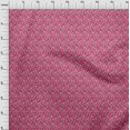 thumbnail image 3 of oneOone Cotton Flex Fabric Leaves & Floral Block Printed Fabric 1 Yard 40 Inch Wide, 3 of 4