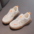 thumbnail image 4 of Breathable Single Mesh Sports Mesh Shoes For Boys And Girls In Spring Summer And Autumn Soft Sole Beach Shoes Beige 34/ —, 4 of 7