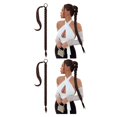 thumbnail image 4 of ziyahi DIY pour Différentes Tresses Extension de Cheveux pour Volume Instantané Extension Queue de Cheval Tressée Changement de Style Brun Foncé 2ensemble, 4 of 6