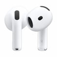 thumbnail image 1 of Restored Apple AirPods 4 Wireless Earbuds with Adaptive Audio Bluetooth Earbuds White - Refurbished Fair, 1 of 6