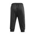 thumbnail image 4 of Summer Men Gym Workout Jogging Middle Pants Fit Elastic Casual Sportswear, 4 of 9