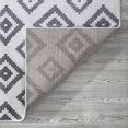 thumbnail image 4 of A2Z Trendy 7984 Contemporary Trellis Moroccan Transitional Pattern Large Accent White Silver Soft Area Rug Tapis Carpet, 4 of 6