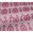 thumbnail image 5 of oneOone Viscose Jersey Fabric Leaves & Floral Ethnic Print Fabric BTY 60 Inches Wide, 5 of 5