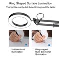 thumbnail image 3 of Garosa Foldable Eyecare Table Lamp Flexible Swing Arm Clamp Mount Lamp USB Three Tone Desk Light,Table Lamp, USB Table Lamp, 3 of 8