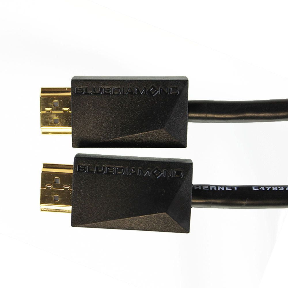 BlueDiamond Plenum Câble HDMI avec Ethernet, évalué CL3, calibre 30 AWG, pour installation dans le mur ou au plafond CSA FT6, 150pi