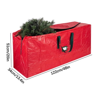 Pompotops Housse de Sapin de Noël Sac de Rangement Imperméable Sac de Rangement pour Sapin de Noël Liquidation