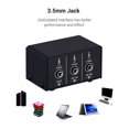 thumbnail image 3 of Selector,Audio Switcher 3.5mm Splitter Box With In 1 Out Switcher 3.5mm 2 Audio Splitter Box Stereo Audio Splitter 3.5mm 2 In 2 Out A/b No 3.5mm Between Out A/b Switch With No 3.5mm / 1 In, 3 of 7