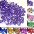 thumbnail image 5 of Luckyn Acrylic Diamonds Colourful Acrylic Diamond Gemstones, 200 Pcs Acrylic Plastic Gem Stone Ice Rocks Table Scatter Vase Fish Tank Decoration, 5 of 5