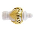 thumbnail image 4 of veasfak Curtain Pole Finials Flower Pattern Curtain Rod End for Kitchen Bedroom Home white, 4 of 9
