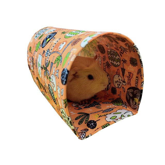 Hamster Play Tubes Forest Pattern Hideout Tunnel Toy Pet Supplies for Guinea Pig Rabbit Hedgehogs Chinchillas