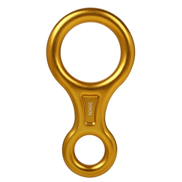QJXSH Figure 8 Rock Climbing Descender Ring Outdoor Mountaineering Equipment